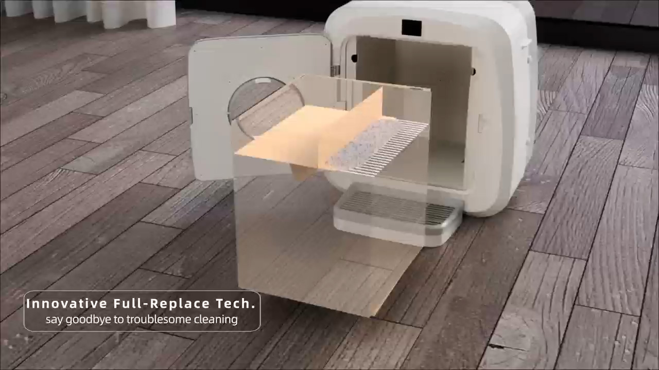 Vid&eacute;o de d&eacute;monstration de la liti&egrave;re automatique sans nettoyage YiTi